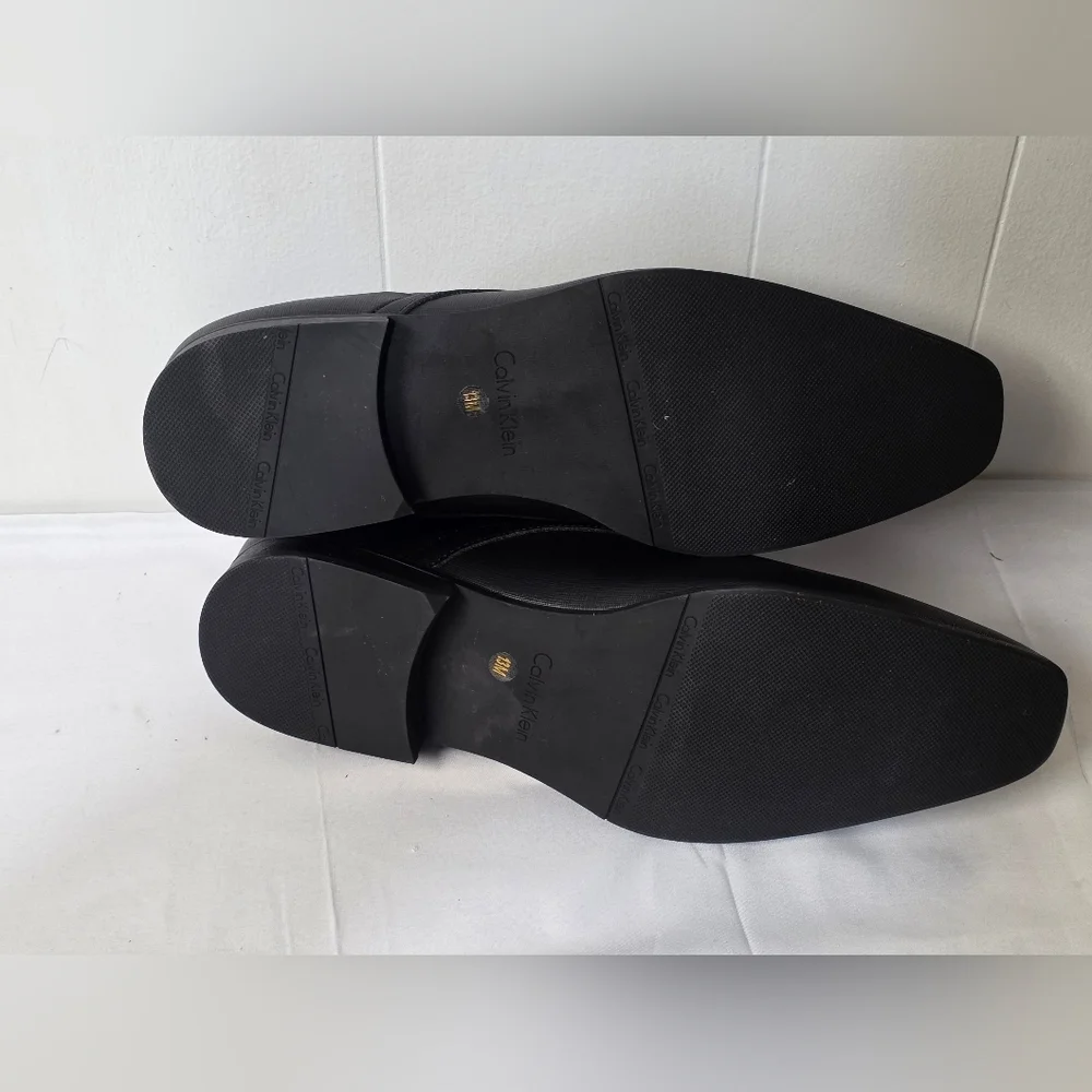 Calvin Klein Benton 2 Textured 7Black Oxford Shoes Mens Size 13